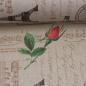Preview: Dekodruck Noten/Schriften/Parismotive auf Natur by Swafing